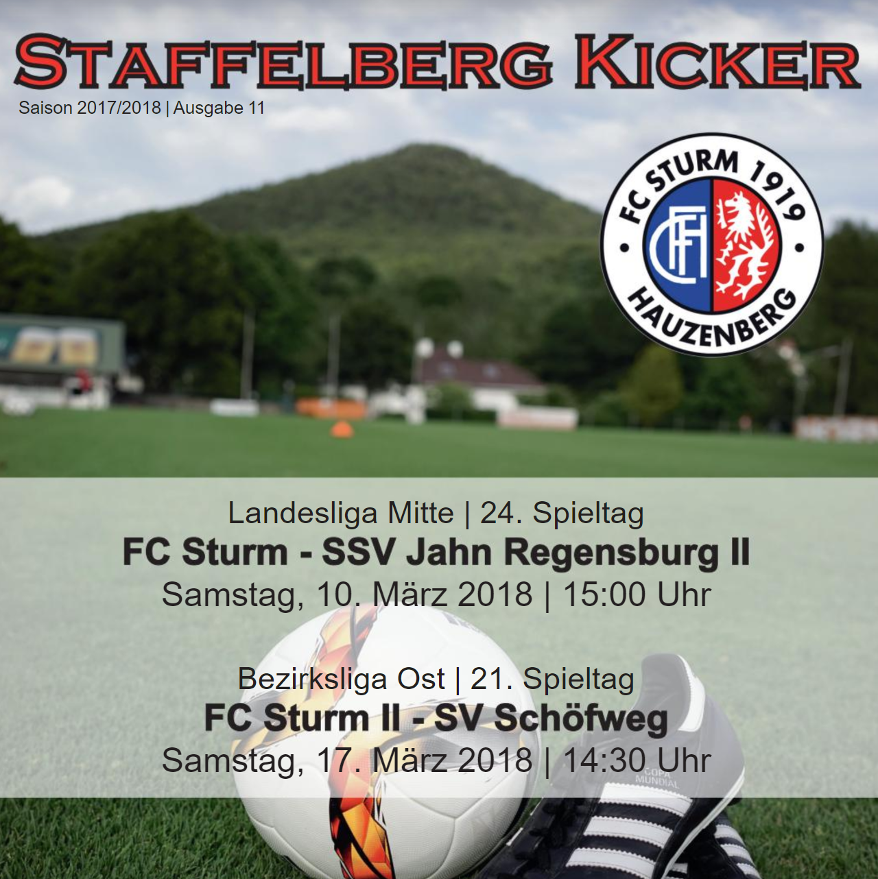 Staffelberg Kicker #11 ist online