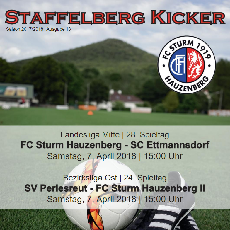 Staffelberg Kicker #13 ist online