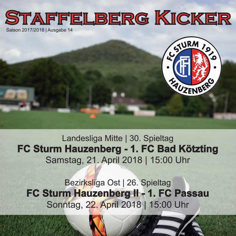 Staffelberg Kicker #14 ist online