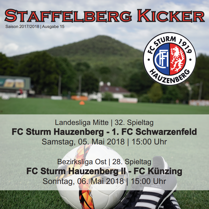 Staffelberg Kicker #15 ist online