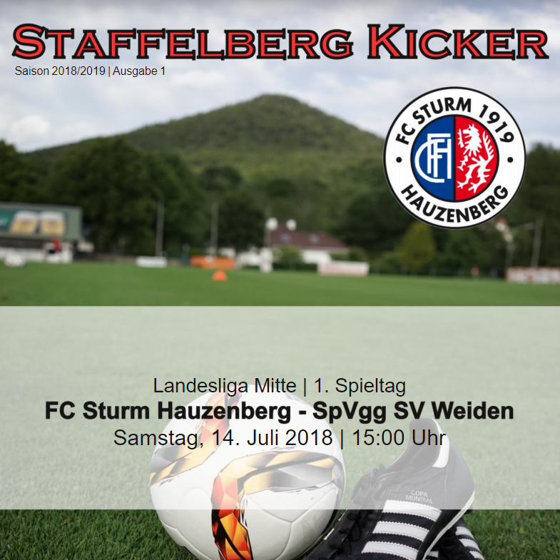 Staffelberg Kicker #1 ist online