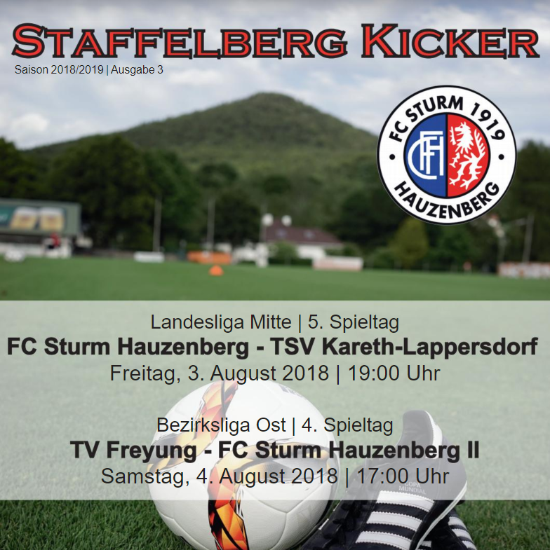 Staffelberg Kicker #3 ist online