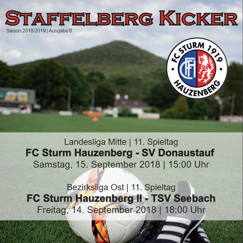 Staffelberg Kicker #6 ist online