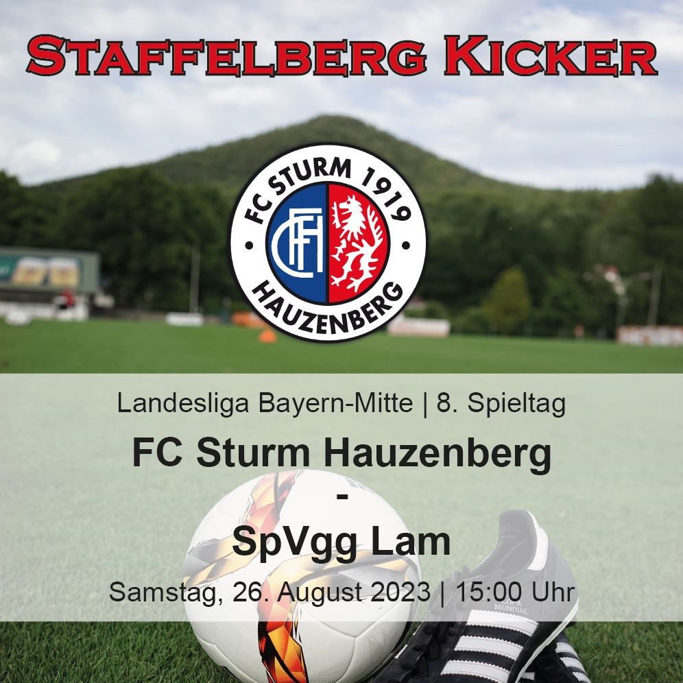 Staffelberg Kicker zum Heimspiel gegen die SpVgg Lam