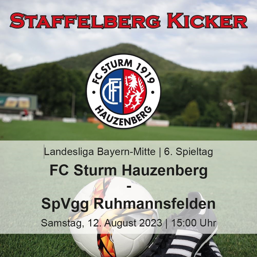 Staffelberg Kicker zum Heimspiel gegen die SpVgg Ruhmannsfelden